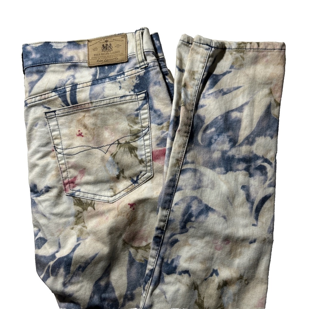 Polo Ralph Lauren Tompkins Skinny Floral Jeans - Cottagecore - Women's 31x30.5